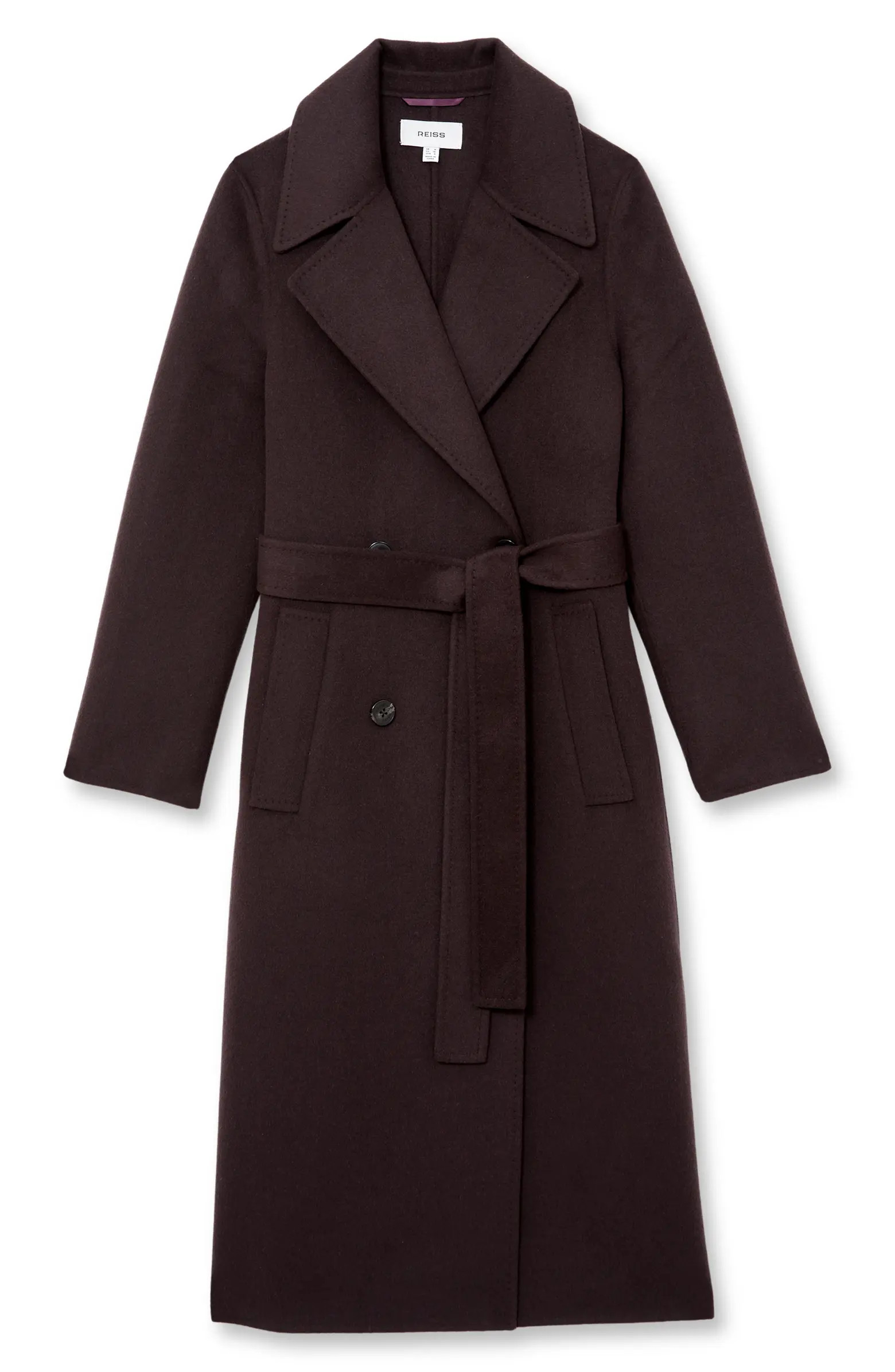 Rene Double Breasted Wool Blend Coat | Nordstrom