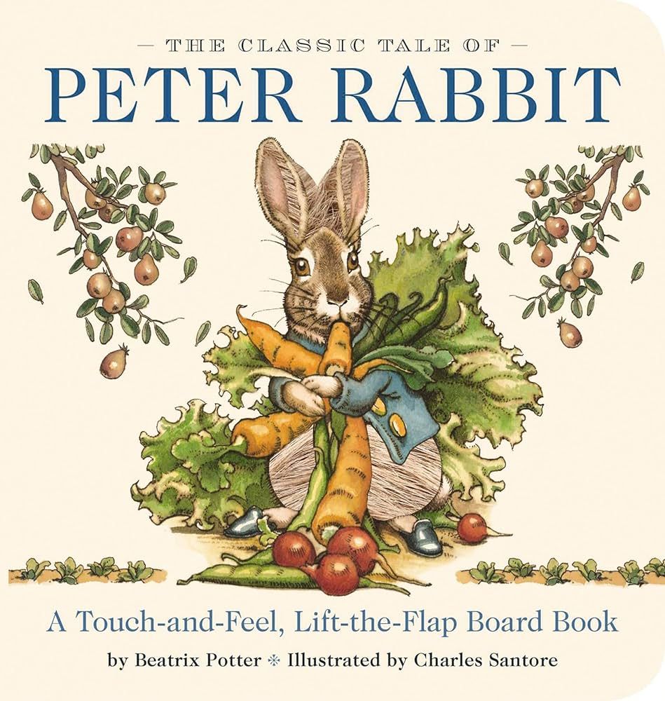 The Classic Tale of Peter Rabbit Touch and Feel Board Book: A Touch and Feel Lift the Flap Board ... | Amazon (US)