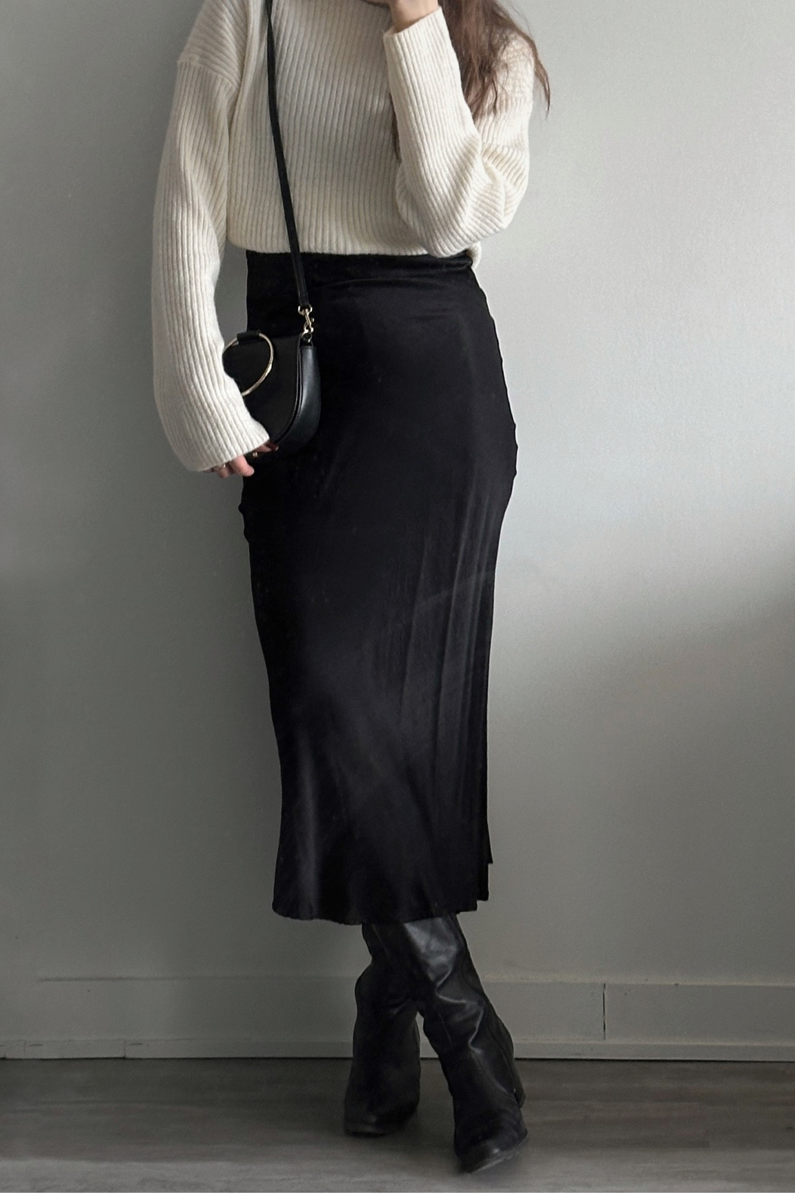 maxi skirts and sweaters are the go to for winter (with fleece tights underneath!)

#LTKworkwear #LTKfindsunder100 #LTKstyletip
