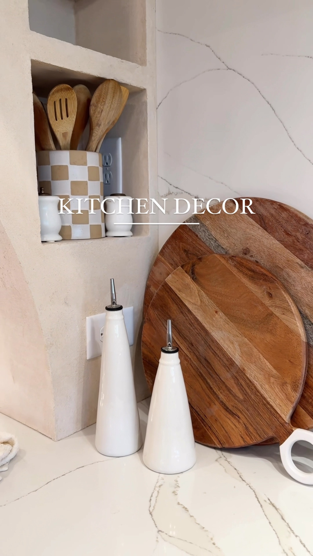 Kitchen decor, home decor, kitchen shelf // checkered utensil older is old from Urban Outfitters! 

#LTKVideo #LTKfindsunder50 #LTKhome