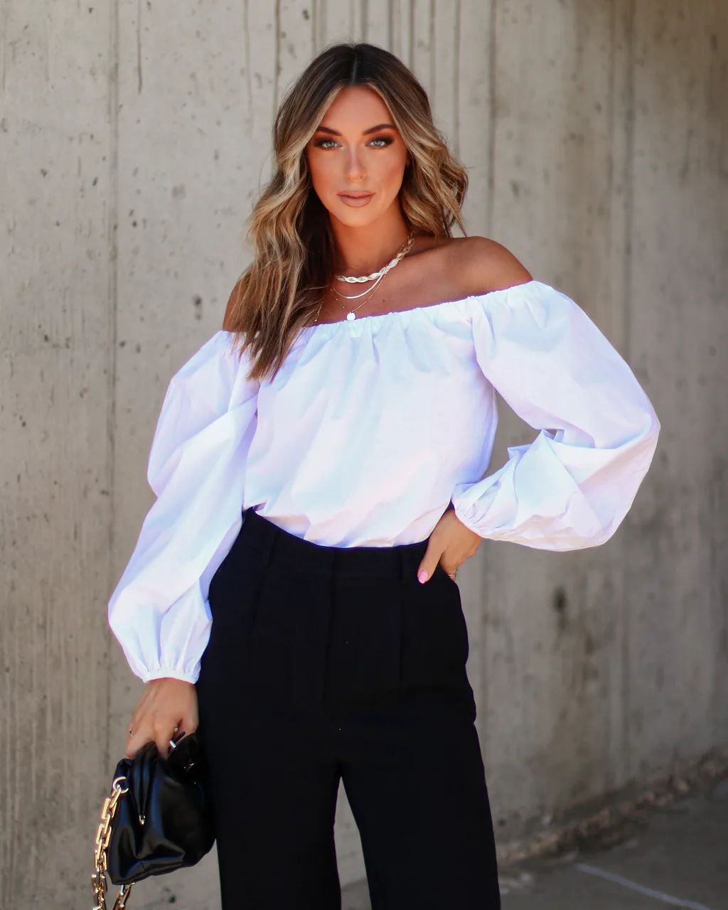 Danah Cotton Off The Shoulder Top | VICI Collection