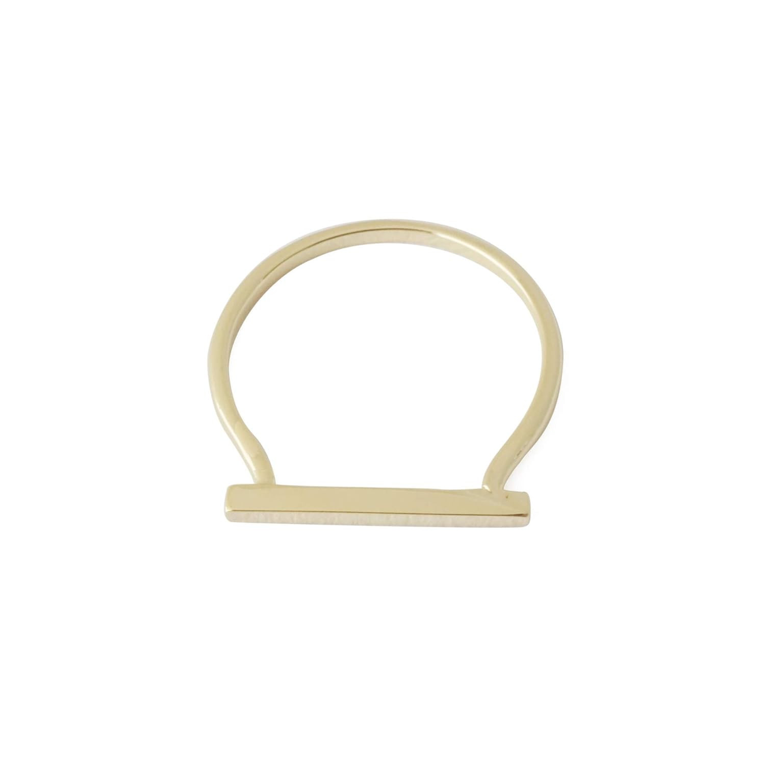 HONEYCAT Long Bar Ring in Gold, Rose Gold, or Silver | Minimalist, Delicate Jewelry | Amazon (US)