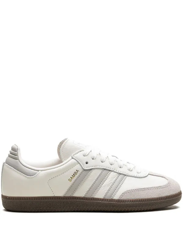 Adidas Samba OG "White/Grey" Sneakers - Farfetch | Farfetch Global