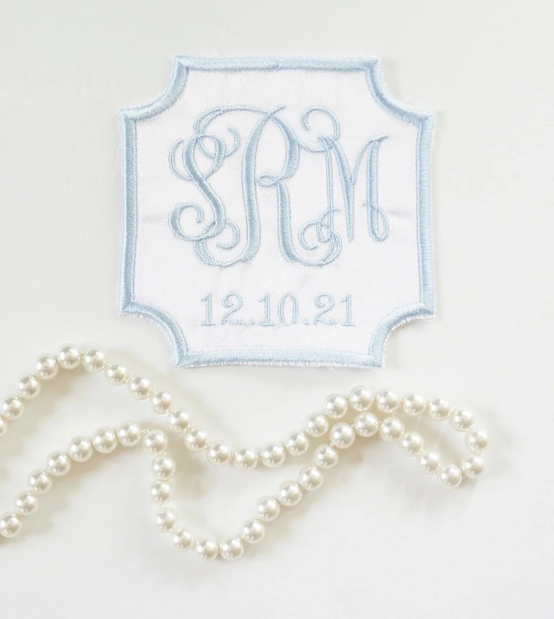 Custom Embroidered Wedding Dress Patch, Mix and Match Design Elements and Font Styles, Fabric Cho... | Etsy (US)