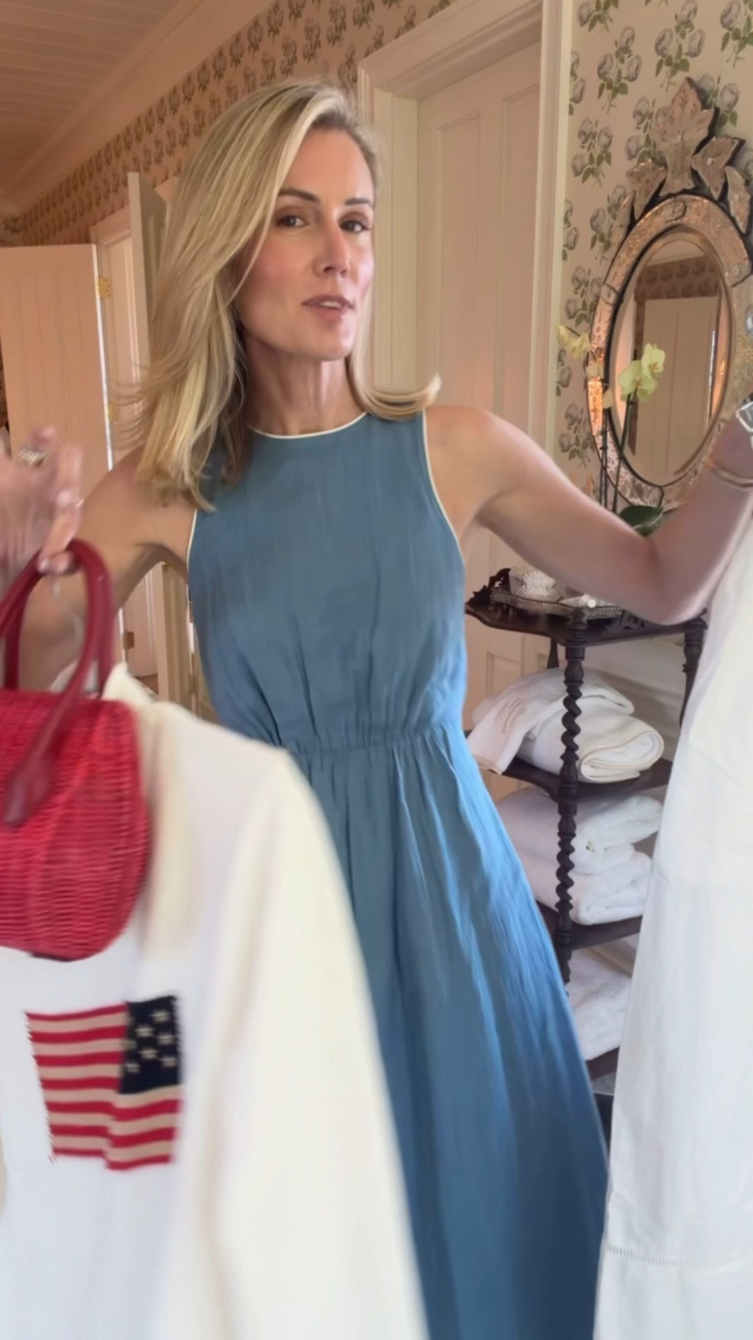 new summer arrivals from @Tuckernuck 
#tuckernuckpartner
sizing below:
Dress, small
Skirt, xsmall
Top, small
Belt, xs/sm
Sweater, runs oversized