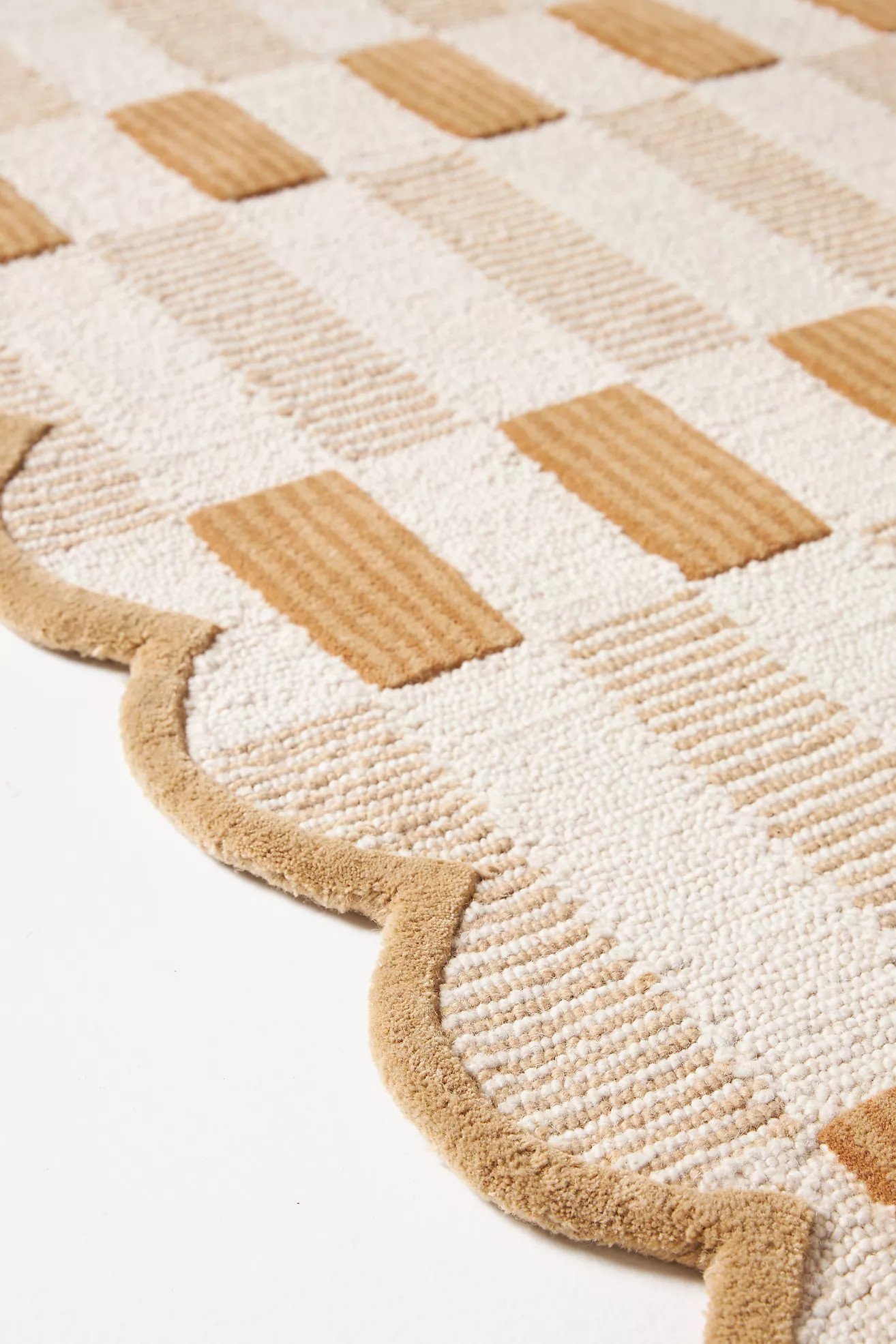 Matilda Goad & Co. Tufted Plaid Rug | Anthropologie (US)