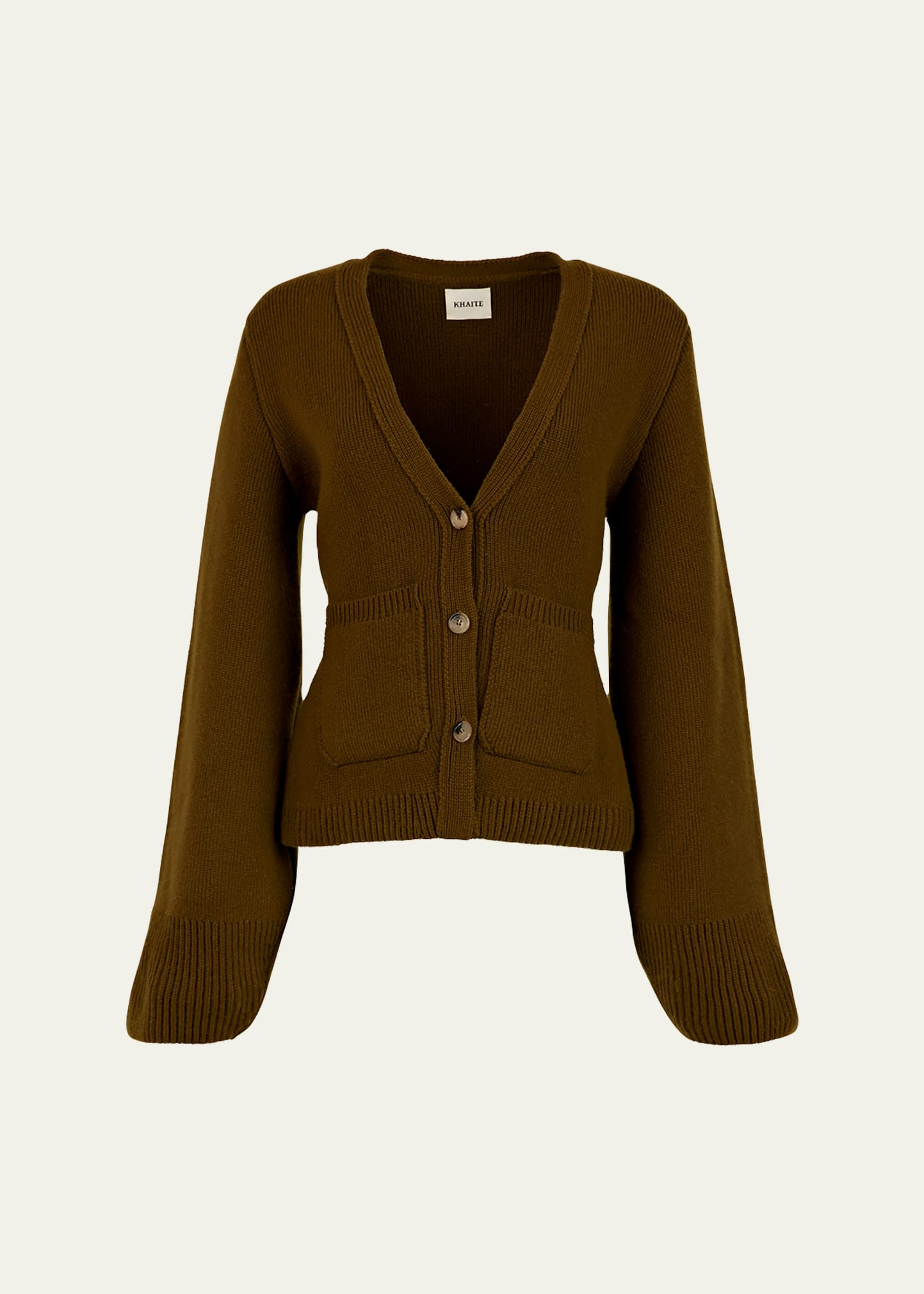 Khaite Scarlet Cashmere Cropped Cardigan | Bergdorf Goodman