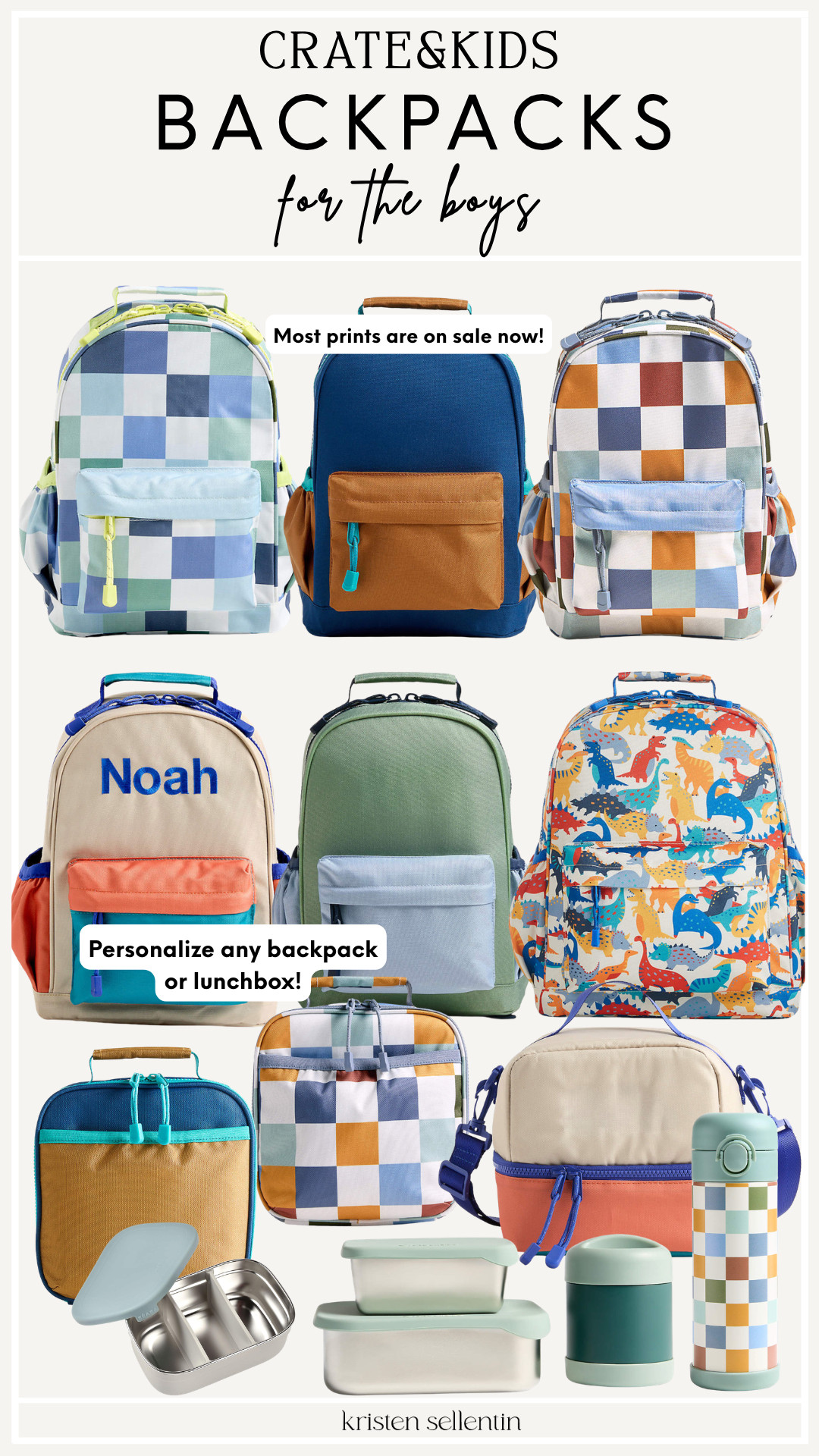 Crate&Kids backpacks for the boys! I love all these prints-great bag they can use for a couple years in a row! On sale now!

#LTKSeasonal #LTKSaleAlert #LTKKids