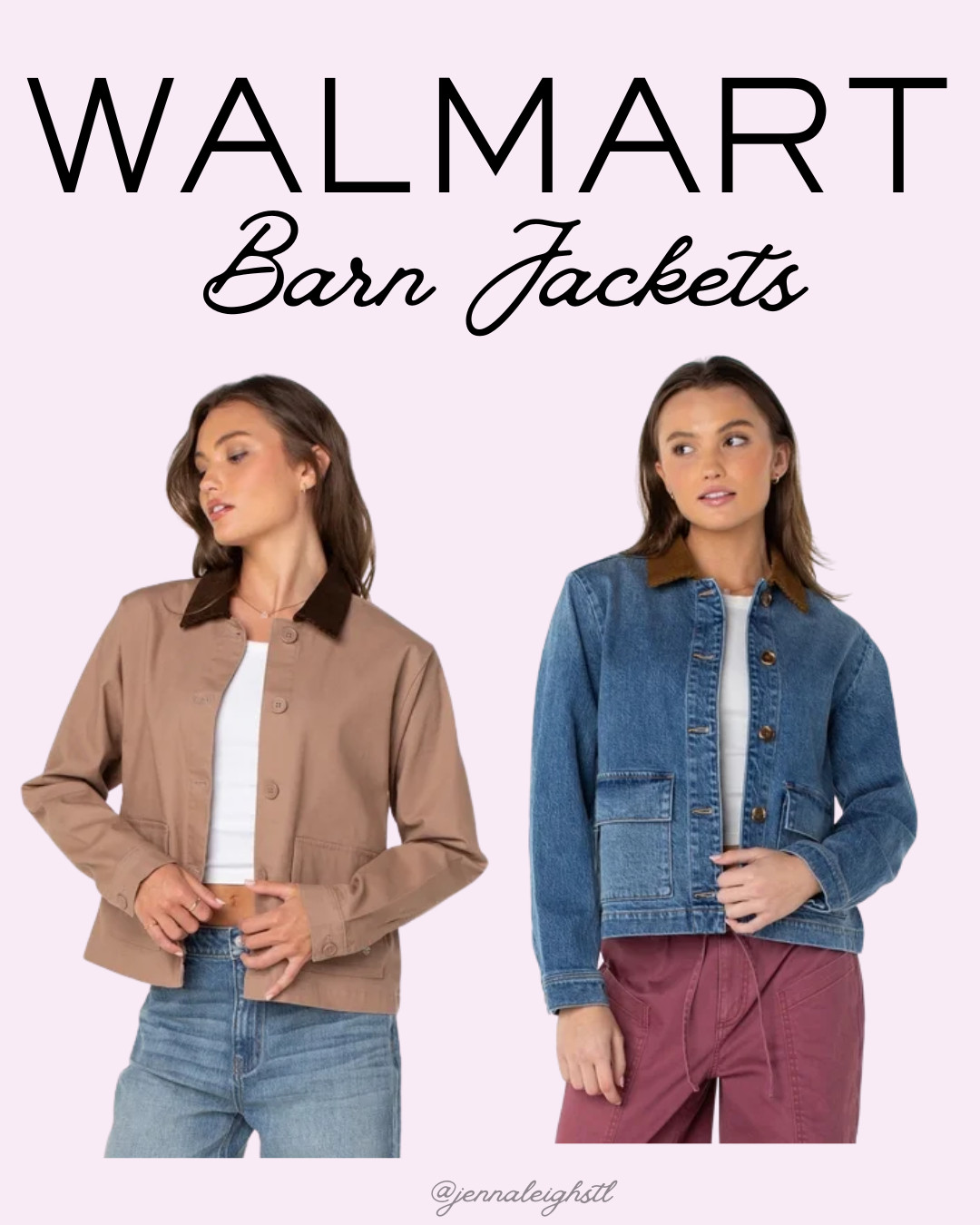 New at Walmart! 🍂 This Celebrity Pink boxy barn jacket is such a cute fall find. I’m loving the relaxed fit and classic look, and it comes in two great color options. Such an easy layer for all your fall outfits! 

 #LTKgrwm #LTKSeasonal #LTKMidsize