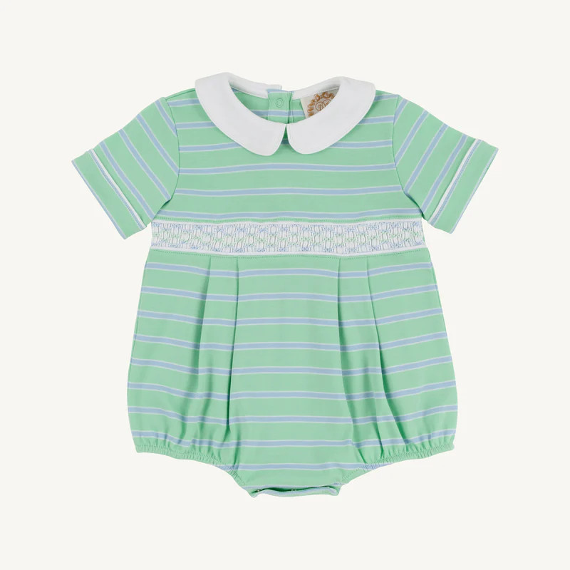Smocked Bradford Bubble - Grace Bay Green, Beale Street Blue, & Worth | The Beaufort Bonnet Company