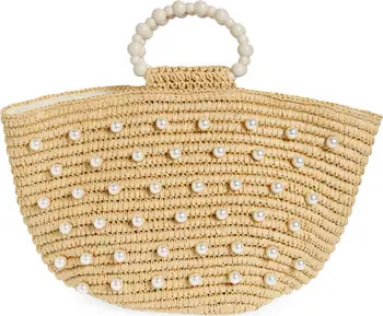Opal Imitation Pearl Tote | Nordstrom