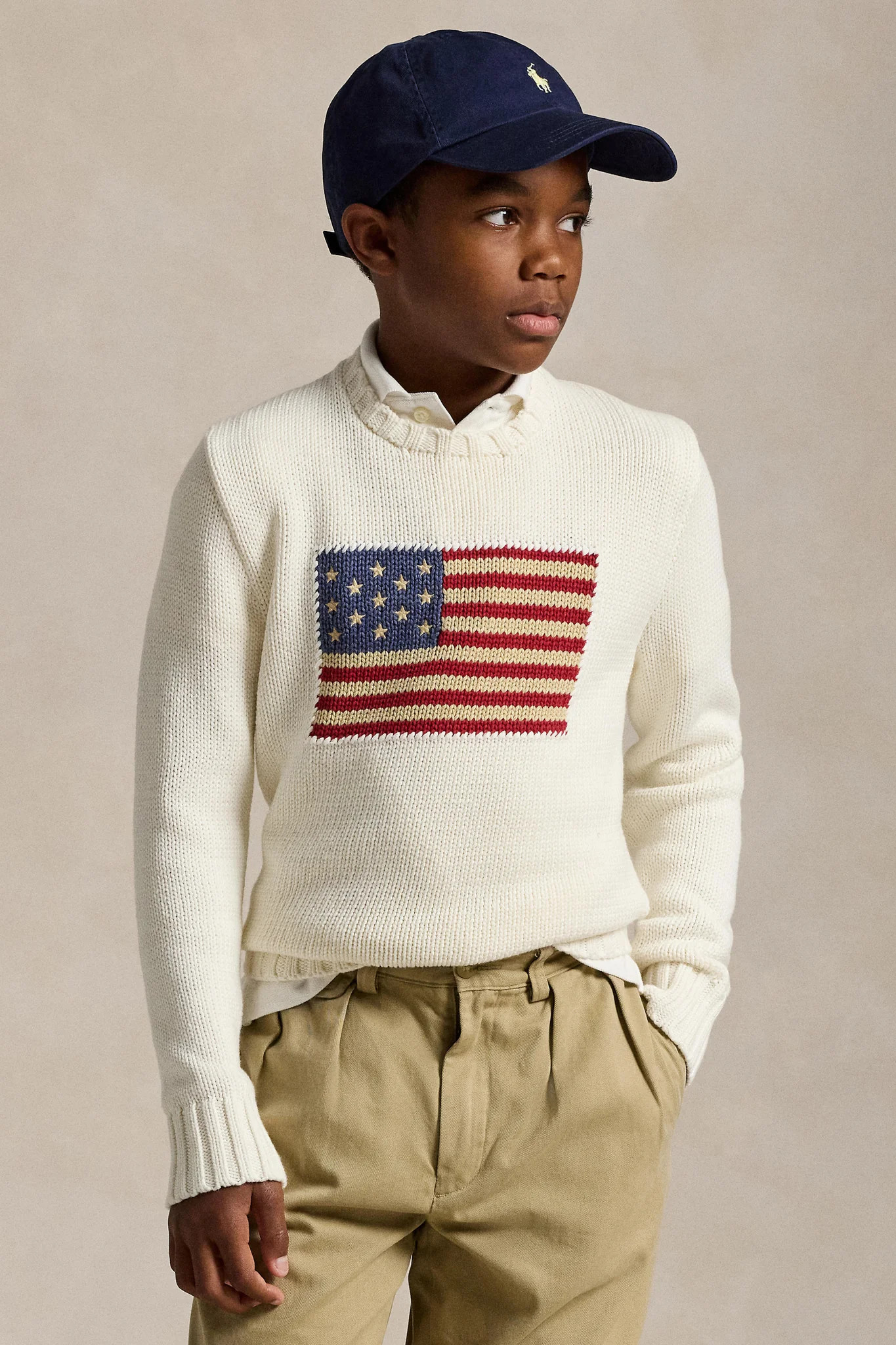 White Flag Cotton Crewneck Sweater | Tuckernuck (US)