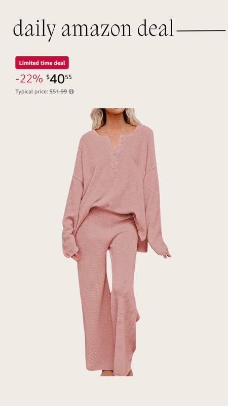 Daily Amazon deal: matching sweater set 

#LTKsalealert #LTKfindsunder50
