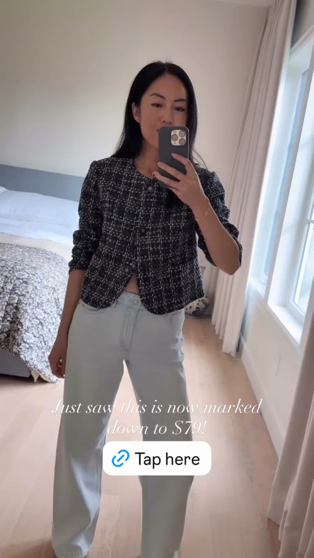 Tweed Cropped Shay Jacket only $79.

#tweedjacket
#winterjacket
#winteroutfit
#winterstyle
#croppedjacket

#LTKGiftGuide #LTKSaleAlert #LTKHoliday