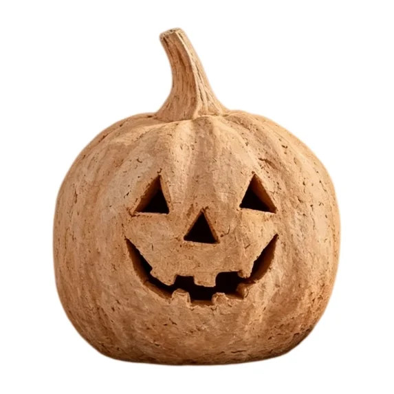 Handmade Terracotta Pumpkin Lantern with Flameless Candle - Fall Decor Vintage Autumn Farmhouse T... | Walmart (US)
