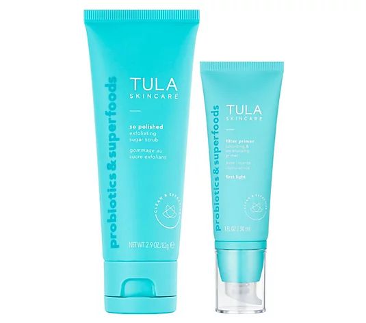 TULA Polished & Primed Skincare Set | QVC