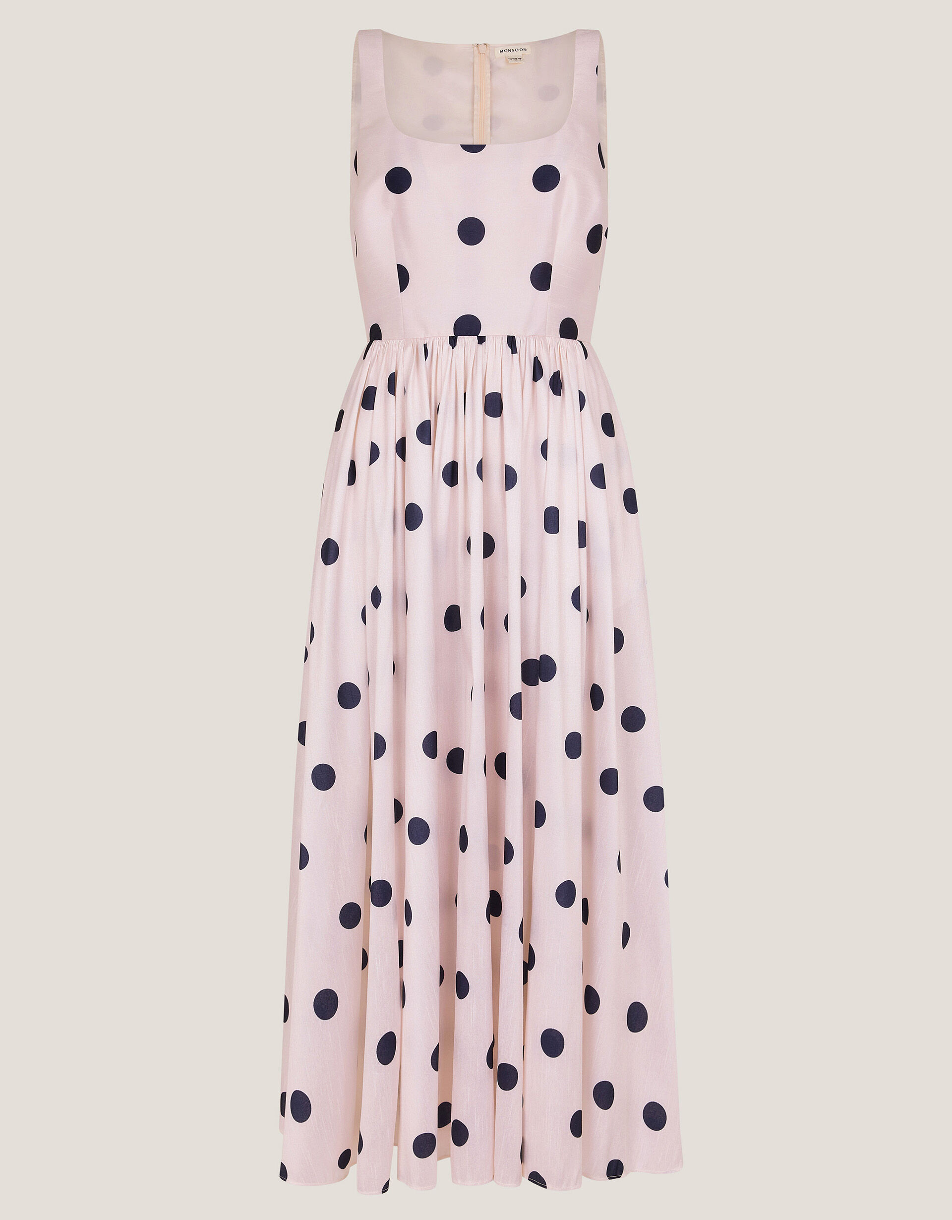 Sicily Fit and Flare Midi Dress Ivory | Monsoon (UK)