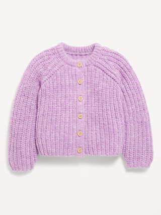 Button-Front Cardigan Sweater for Toddler Girls | Old Navy (US)