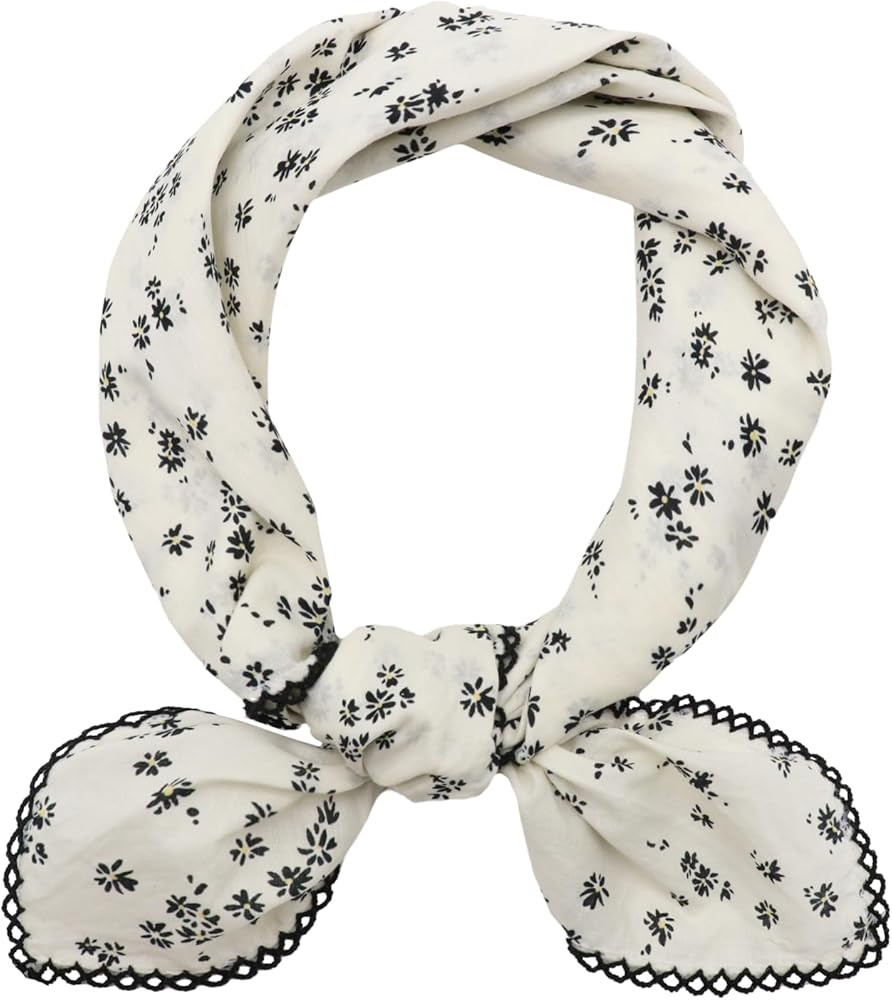 Large Cotton Bandanas for Women, 27 x 27 inch Hair Neck Scarf, Headband Square Scarf | Amazon (US)