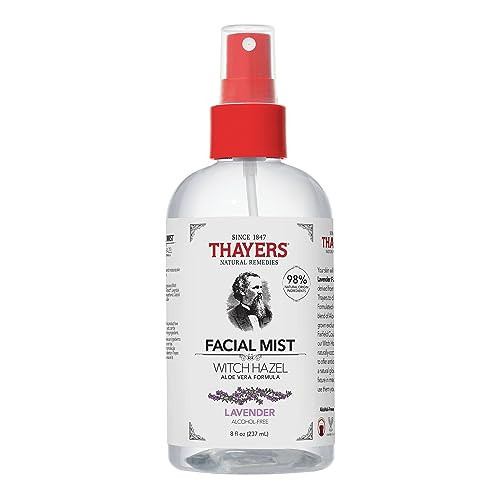 Thayers Alcohol-Free Witch Hazel Facial Mist Toner with Aloe Vera, Lavendar, Soothing and Hydrating, For All Skin Types, 8 oz | Amazon (US)