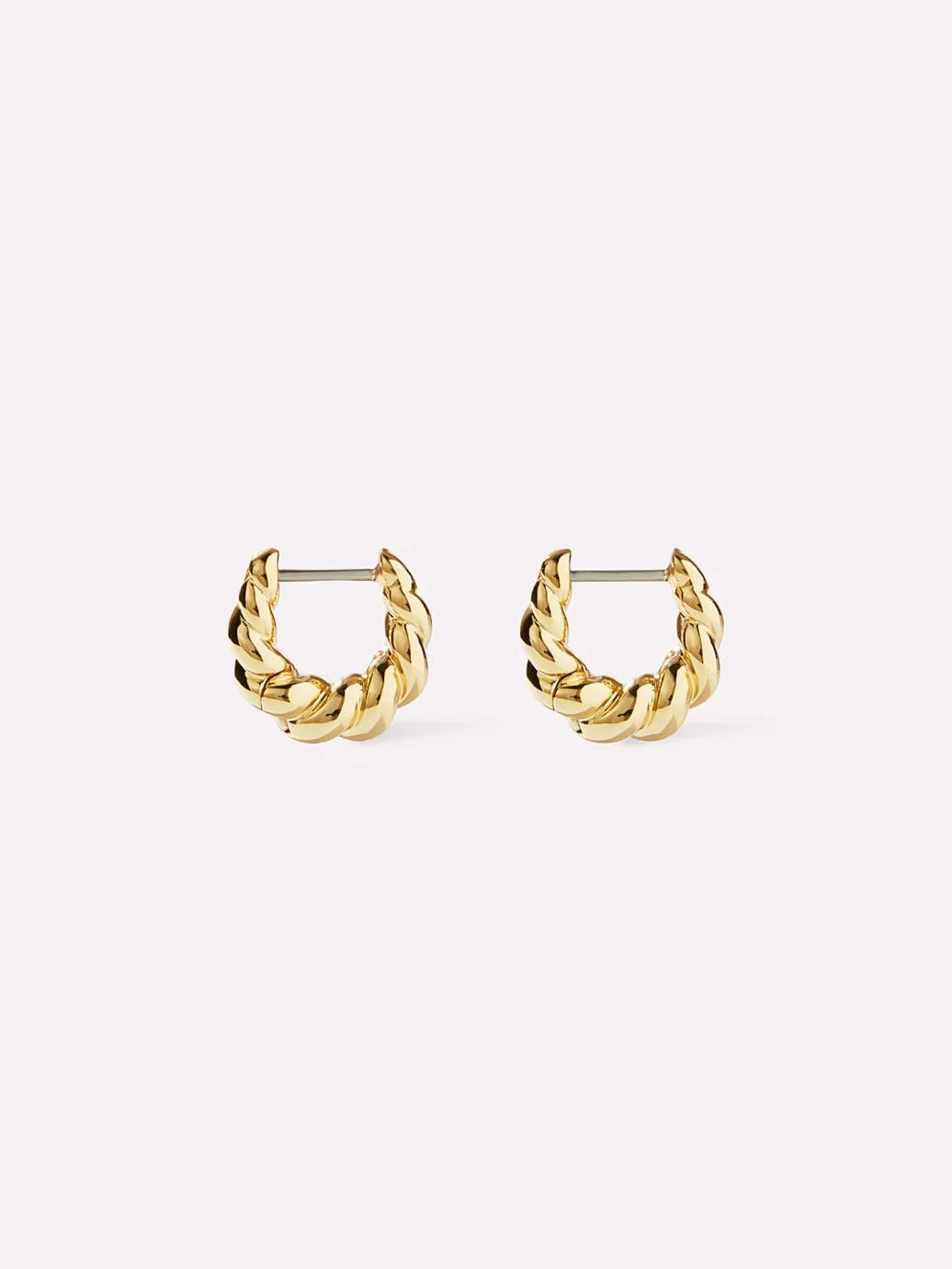 Twisted Hoop Earrings - Paris Mini | Ana Luisa