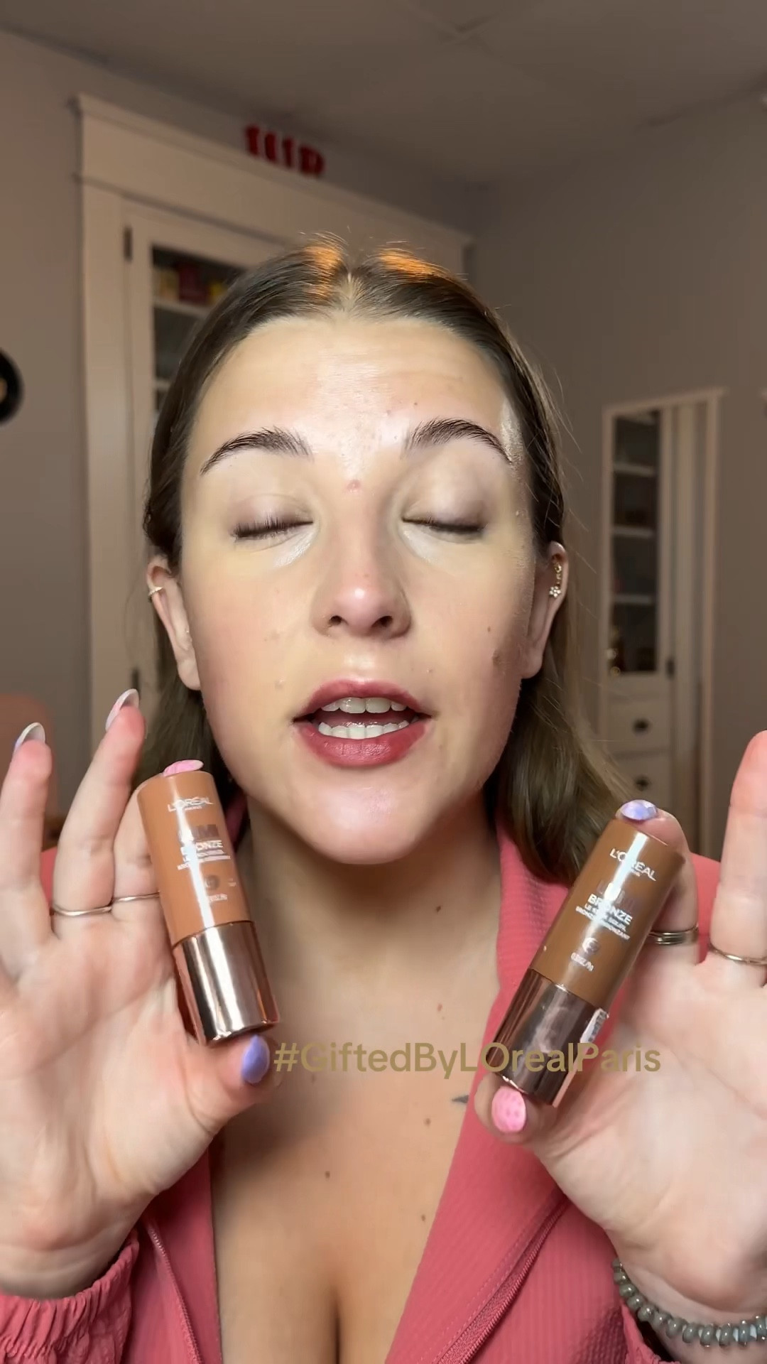 #GiftedByLOrealParis the perfect sun-kissed glow! Always part of my daily routine!
#ZfluenceXLumiBronze #LumiBronzeStick
@loréal paris usa #beauty #makeup

#LTKdayinmylife #LTKselfcare #LTKBeauty