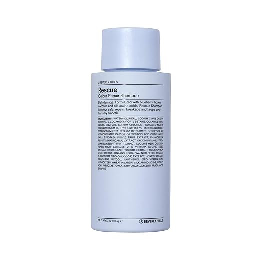 J Beverly Hills Blue Rescue Colour Repair Shampoo with Honey Extract for Hair Shine, (3 Oz, 12 Oz... | Amazon (US)