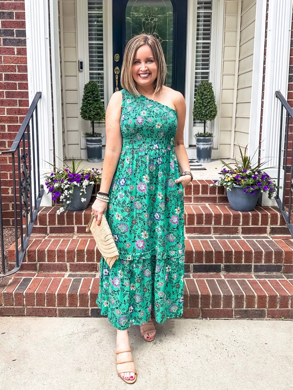 One Shoulder Maxi Bra Dress curated on LTK