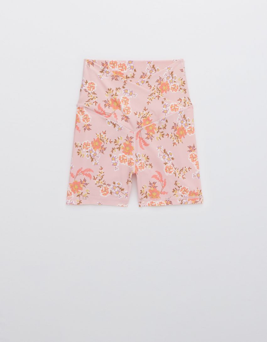 OFFLINE Real Me High Waisted Crossover 3" Shortie | American Eagle Outfitters (US & CA)