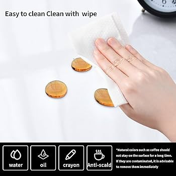 Clear Desk Mat, Non-Slip PVC Desk Protector Mat with Round Edge, Heat Resistant & Waterproof Clea... | Amazon (US)