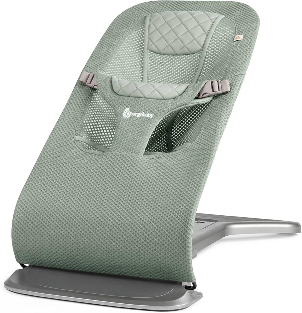 Ergobaby Evolve 3-in-1 Mesh Bouncer, Adjustable Multi Position Baby Bouncer Seat, Fits Newborn to... | Amazon (US)