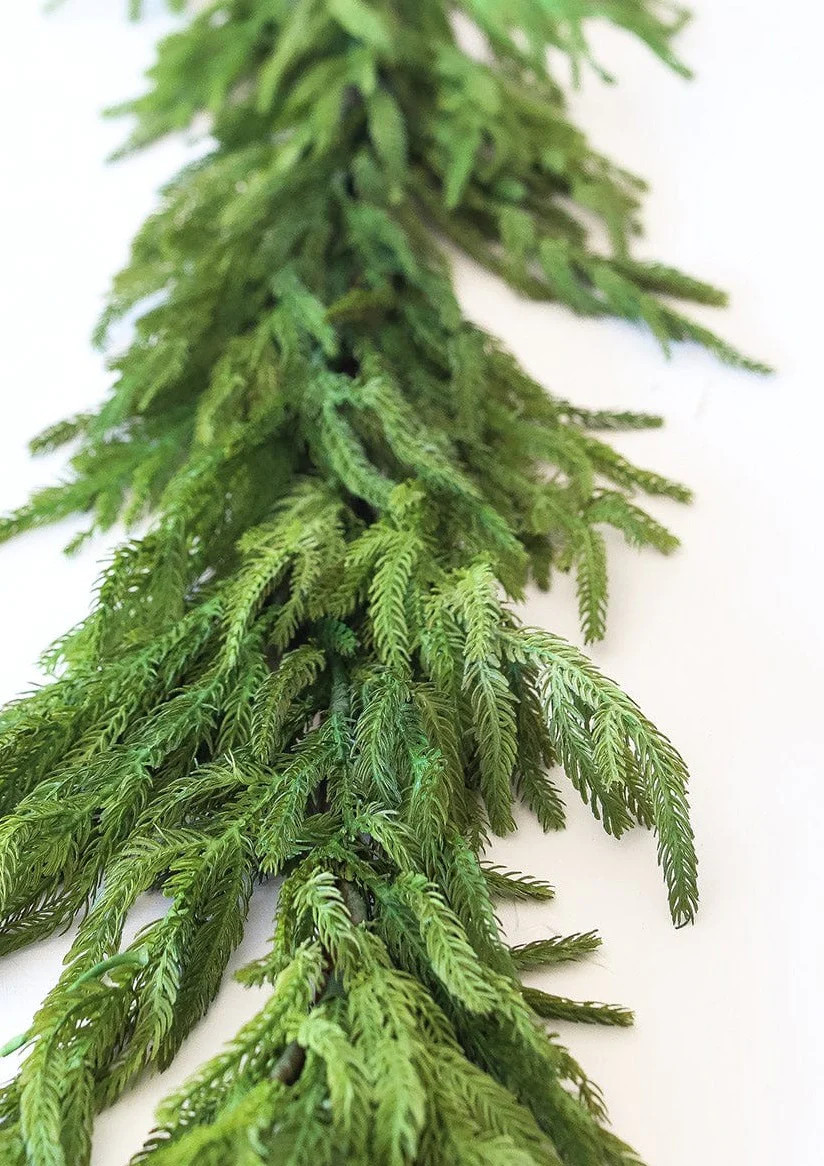 The Original Afloral Real Touch Norfolk Pine Garland - 60" | Afloral