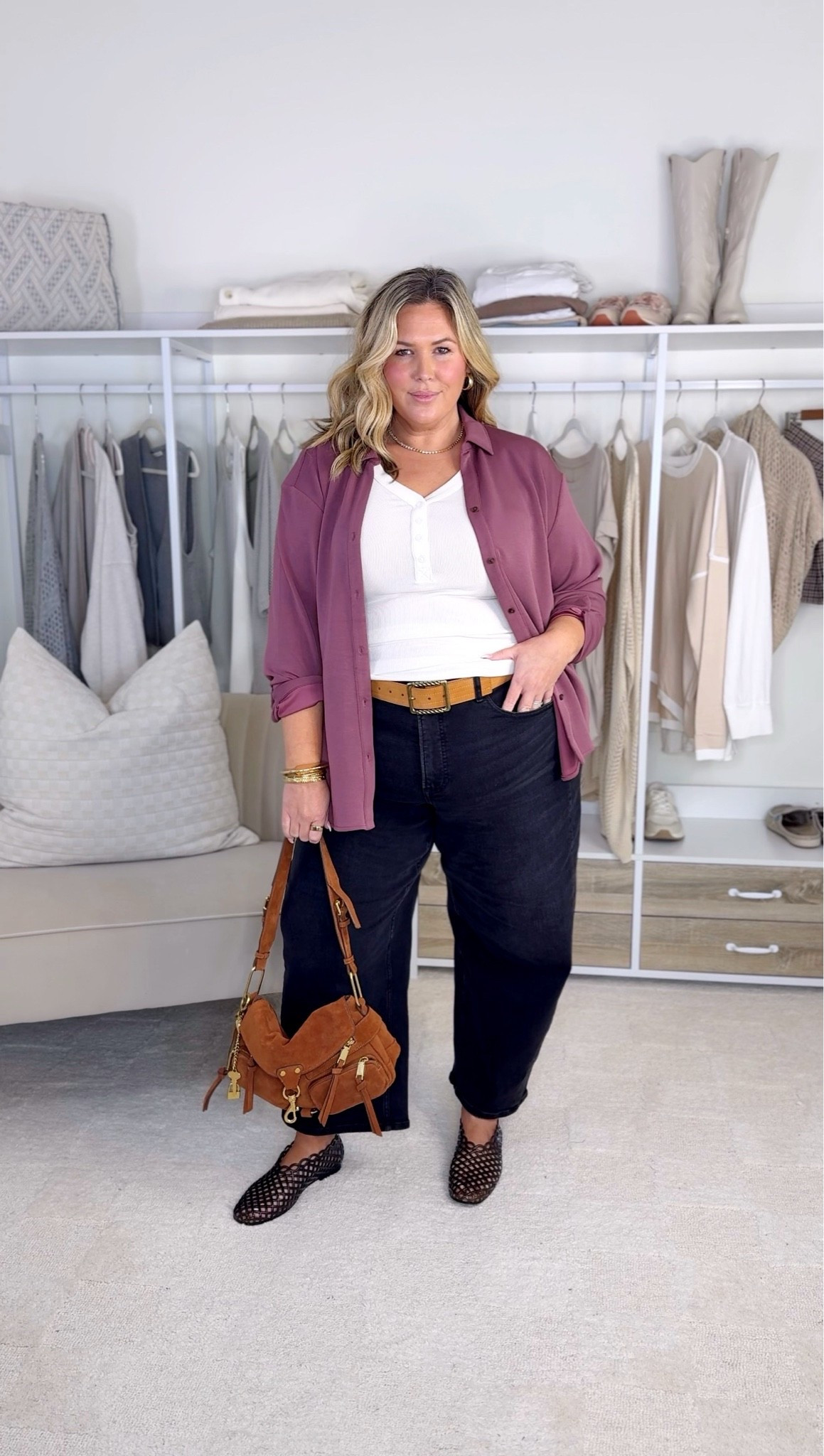 Use code LTK20 thru 9/26!! After that use code ASHLEYDXSPANX for new customers! Size 18/20 2X! Jeans are a 2X. Plus size, outfit inspo, fall fashion, mom life, apron belly

#LTKSaleAlert #LTKPlusSize #LTKMidsize