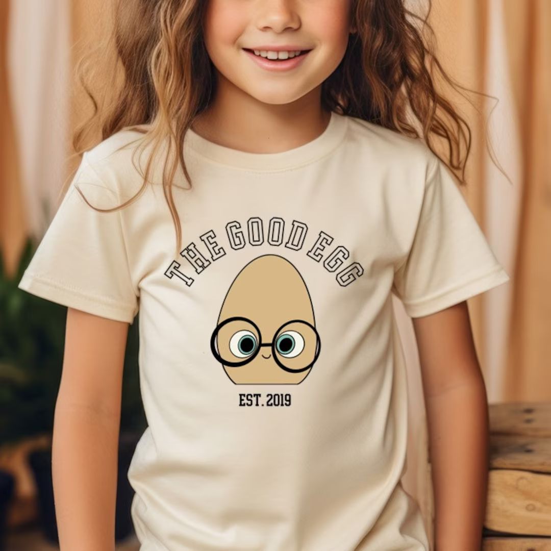 Trendy Cute Kids Vintage Character Shirt Egg - Etsy | Etsy (US)