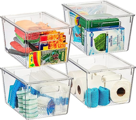 ClearSpace Plastic Storage Bins with Lids X-Large – Perfect Kitchen Organization or Pantry Stor... | Amazon (CA)