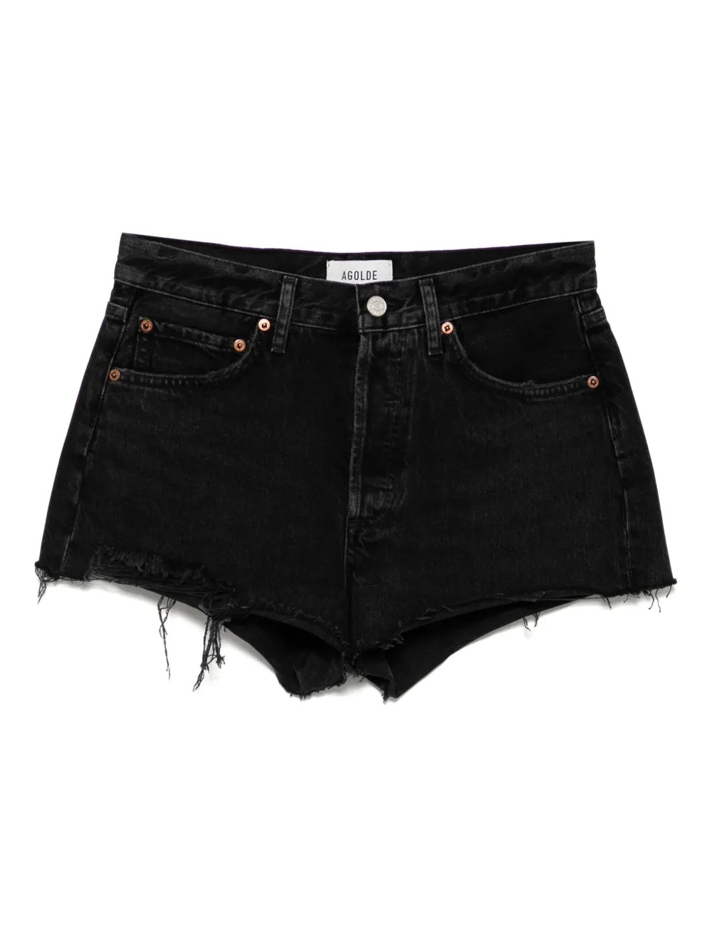 AGOLDE Parker Shorts | Black | FARFETCH UK | Farfetch Global