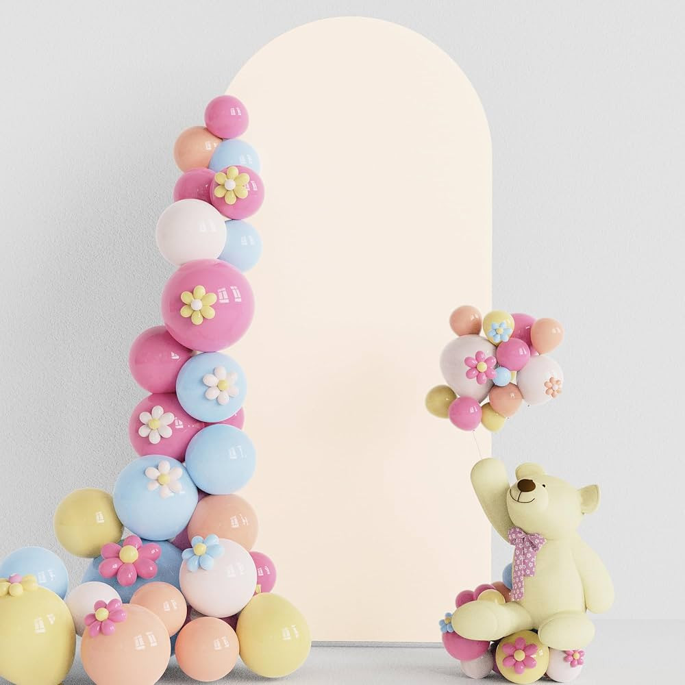 Putros Wedding Arch Cover 6FT Beige Spandex Fitted Arch Cover for Round Top Chiara Backdrop Stand... | Amazon (US)