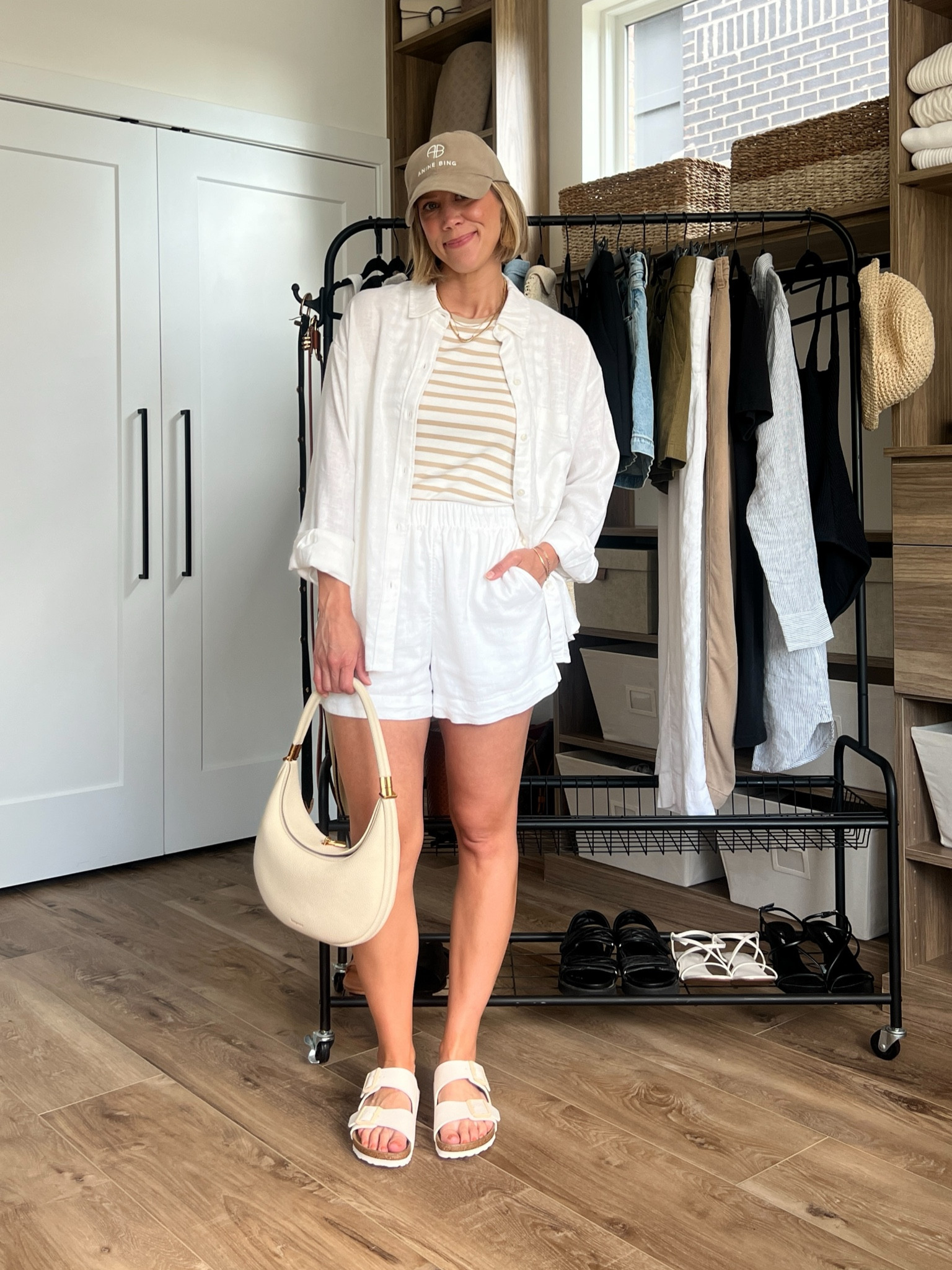 Wearing XS shorts, small tank, small button-up, sandals tts

#LTKStyleTip #LTKFindsUnder100 #LTKFindsUnder50