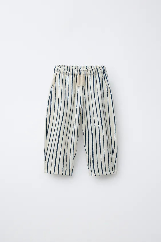 STRIPED BALLOON PANTS | Zara US