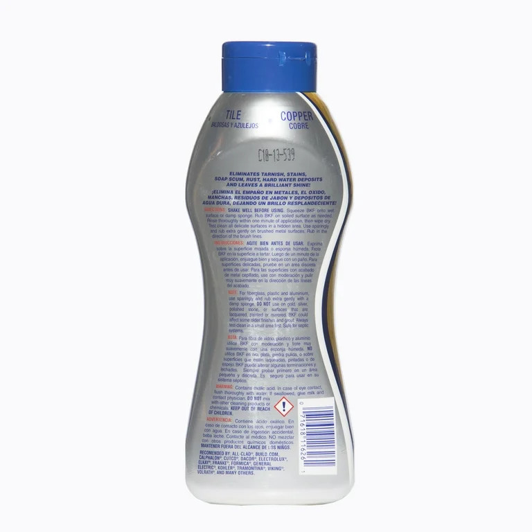 Bar Keepers Friend Soft Cleanser, 26 oz Squeeze Bottle, Citrus, 6/Carton | Walmart (US)