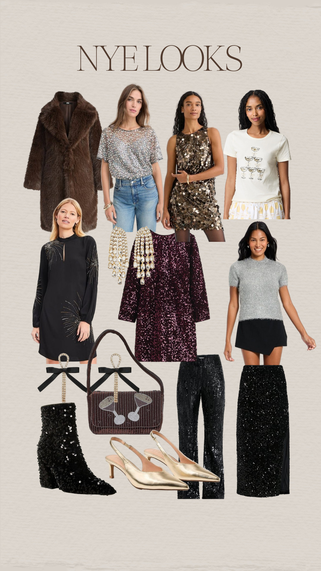 NYE outfit inspo! Sequins, fur, gold and more!  

 #LTKHoliday #LTKootd #LTKFindsUnder100