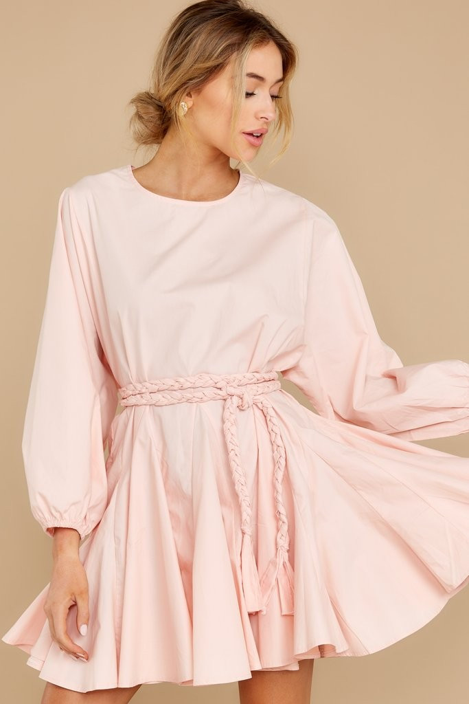 Twirl Me Around Blush Dress | Red Dress 