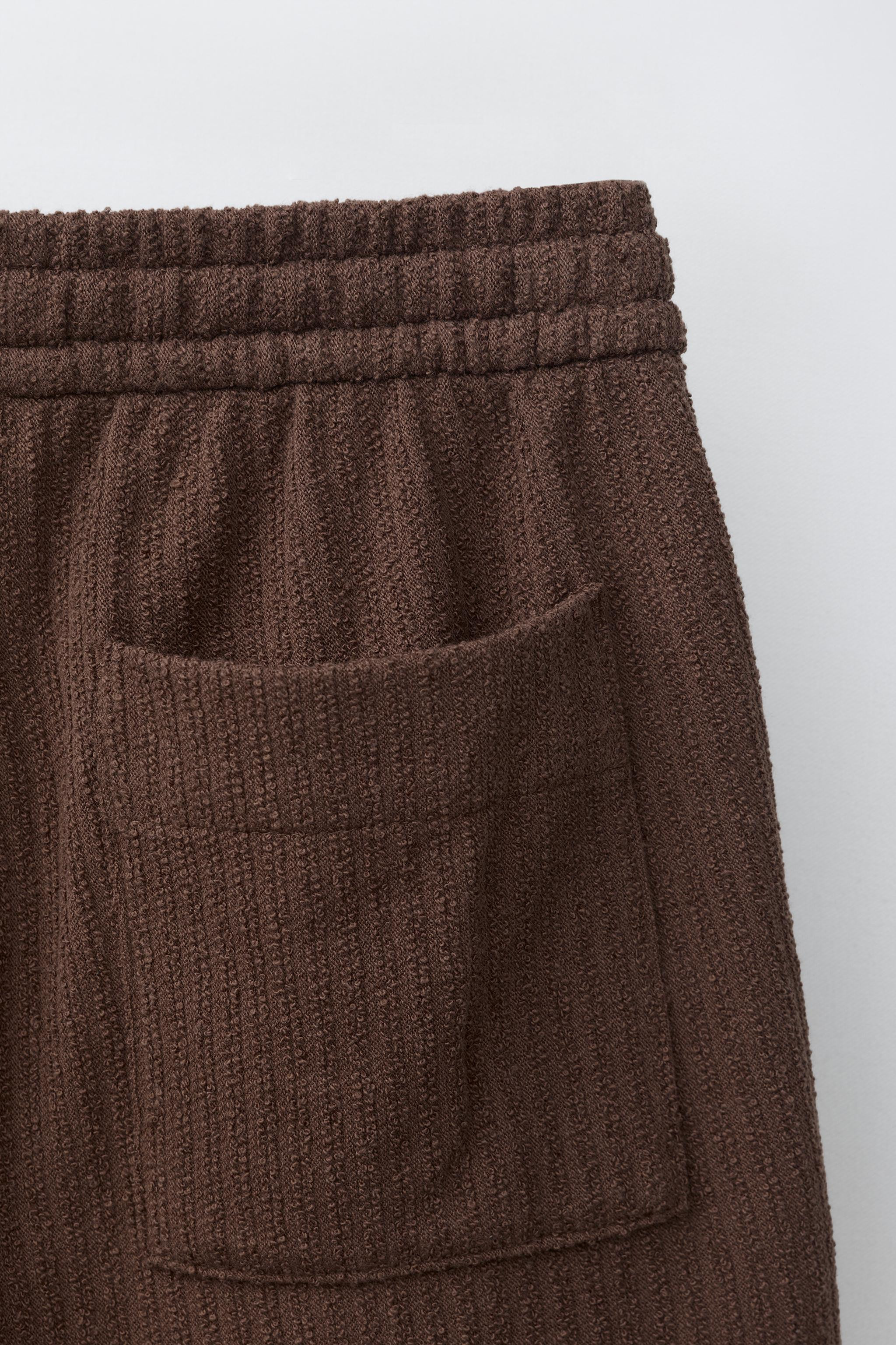 RUSTIC TEXTURED BERMUDA SHORTS | Zara UK