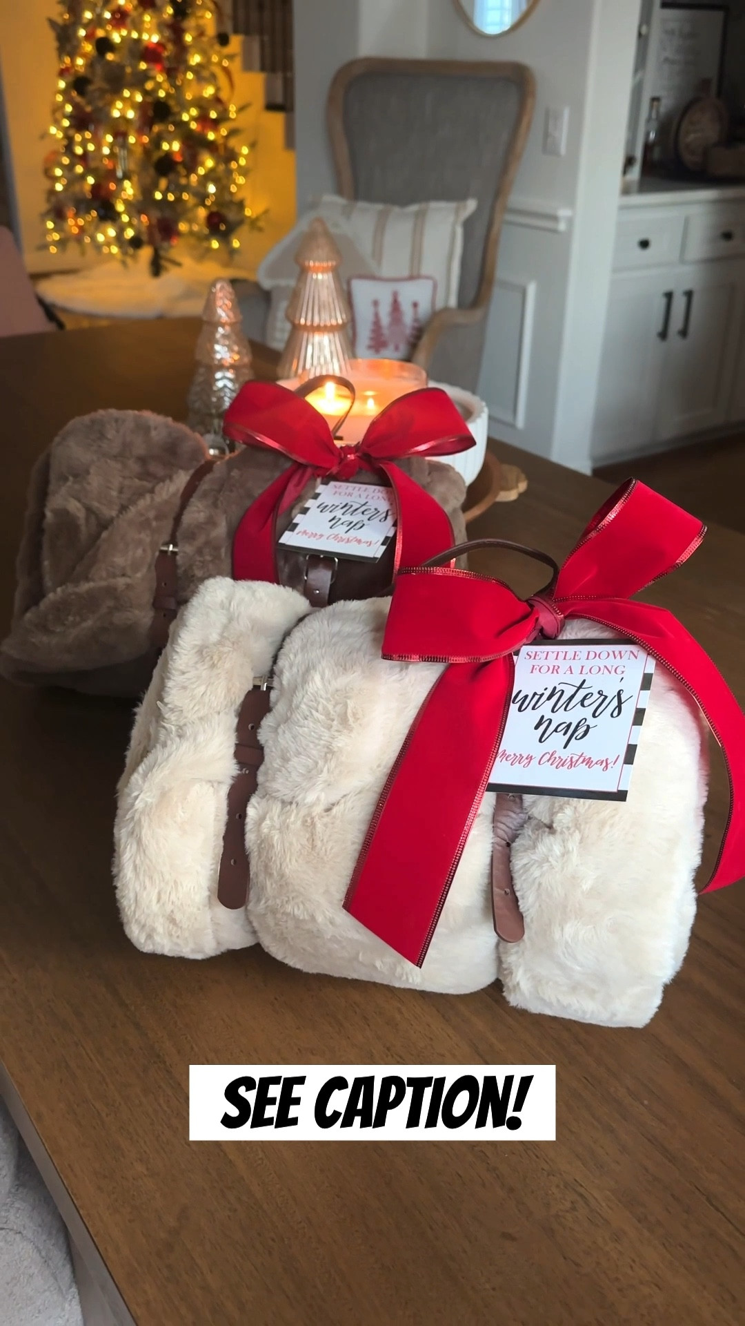 This blanket feels luxe and has the cutest faux leather harness and handle...and it's $12!! Add ribbon and this free tag and you've got a bougie on a budget gift for teachers, neighbors, girlfriends, or anyone who just likes to be cozy! Find the free tag on crispcollective.org
.
.
.

#LTKHome #LTKHoliday #LTKGiftGuide