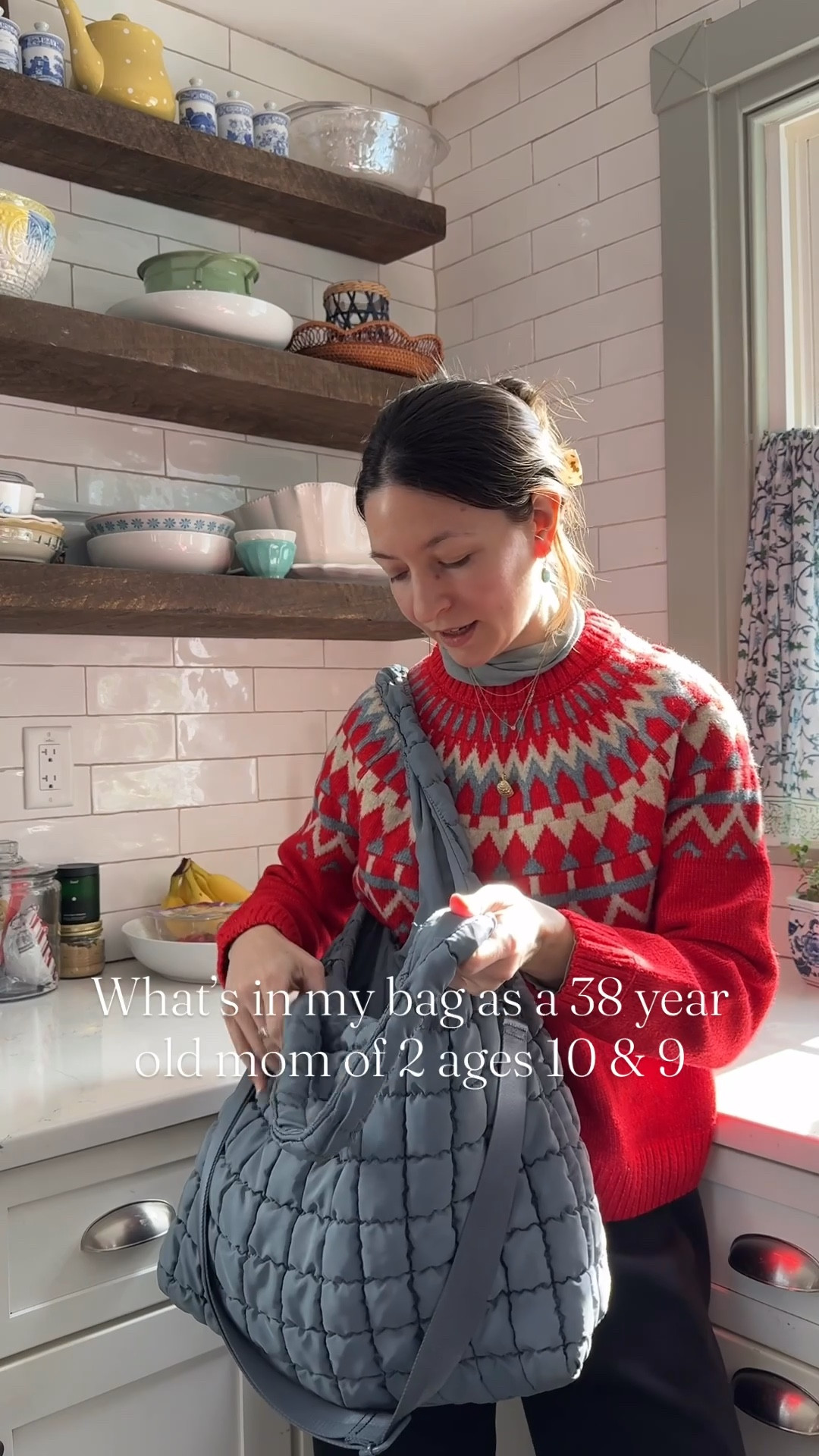 What’s in my (oversized) bag as a 38 year old mom of 2, ages 11 & 9. I feel really strongly about having “everything” I need with me at all times so enjoy this peek into what I carry with me on a daily basis in the winter months. There’s also usually a few granola bars in there, multiple notebooks, all kinds of colored pens, & I always carry my water bottle with me, too 🤣 What am I missing?! 

#LTKstorytime #LTKgrwm #LTKmomlife