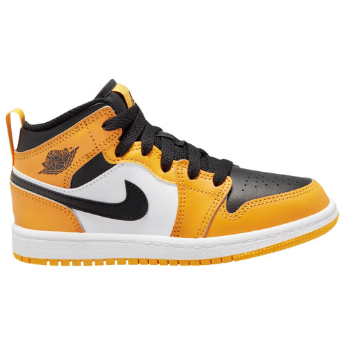 Jordan Boys Jordan AJ 1 Mid - Boys' Preschool Basketball Shoes Taxi/Black/White Size 03.0 | Foot Locker (US)