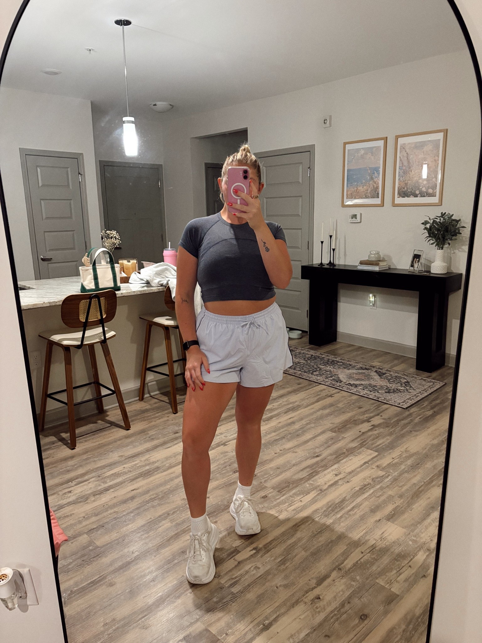 A new workout set makes the workout better! Obsessed with the court rival shorts from lululemon 💙 

#LTKFindsUnder100 #LTKMidsize #LTKActive