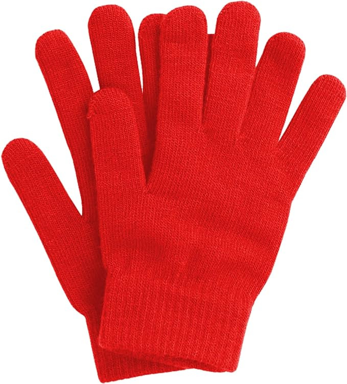 UTTPLL Stretchy Mittens Sports Knitted Gloves Unisex Magic Gloves Winter Full Finger Elastic Warm... | Amazon (US)