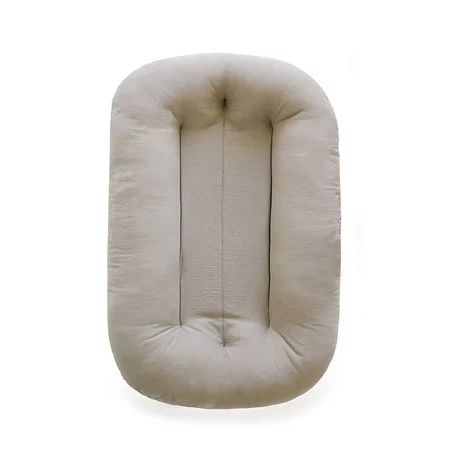 Snuggle Me Organic Bare Baby Lounger & Infant Floor Seat Newborn Essentials Organic Cotton, Fiberfil | Walmart (US)