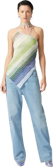 Missoni Asymmetrical One-shoulder Partial Striped Top With Sequins | Nordstrom | Nordstrom